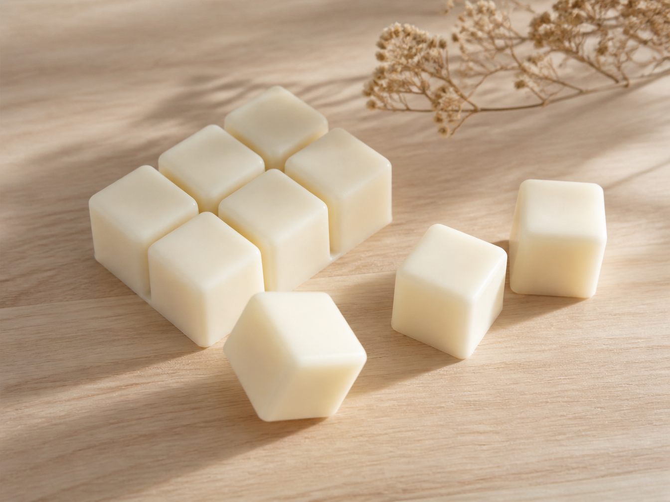 Cubos de cera aromática